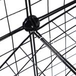 Recinto de Metal para Pequenos Animais de Estimação com 36 Painéis Desmontável DIY 146x73x73 cm Preto