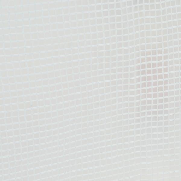 Estufa tipo Túnel 445x200x200 cm com Porta Enrolável e 6 Janelas Cobertura de PE 140 g/m² Anti - UV Branco