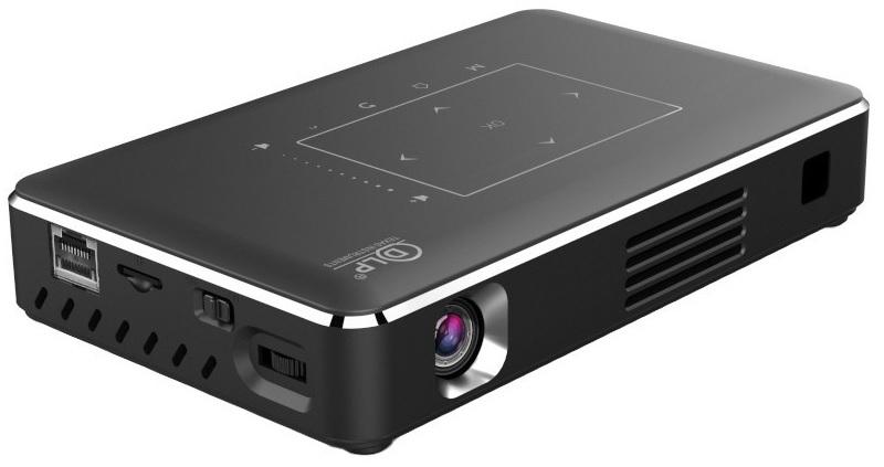 Vídeo Projector LED Portátil Touch DMD 150 Lumen Android 6.0 2/16GB Interactivo + Lápis (Bateria)