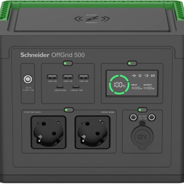Estação de Energia Portátil 517Wh 749W PPS500 - GR (Preto/Verde) - APC