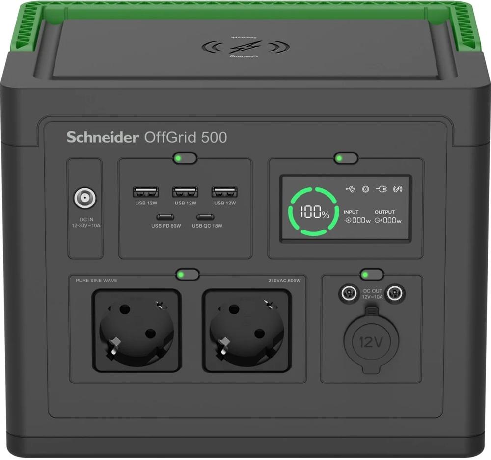 Estação de Energia Portátil 517Wh 749W PPS500 - GR (Preto/Verde) - APC