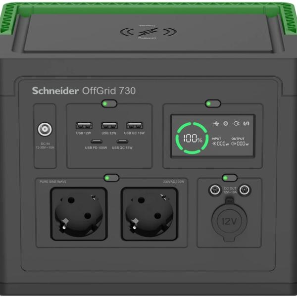Estação de Energia Portátil 738Wh 995W PPS730 - GR (Preto/Verde) - APC