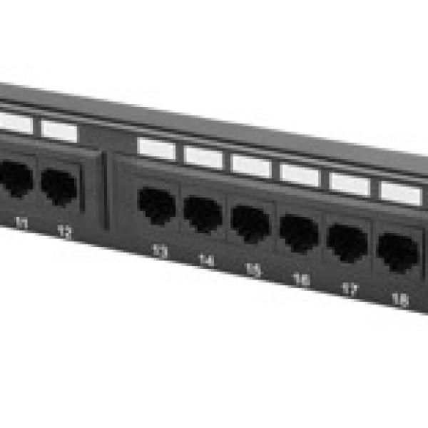 Painel de Conexões 19 1U Cat6 (Preto) - LANBERG