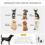 Carrinho para Cães Dobrável com Rodas Universáis Cesta de Armazenamento Correias de Segurança e Janelas 67x45x96 cm Preto