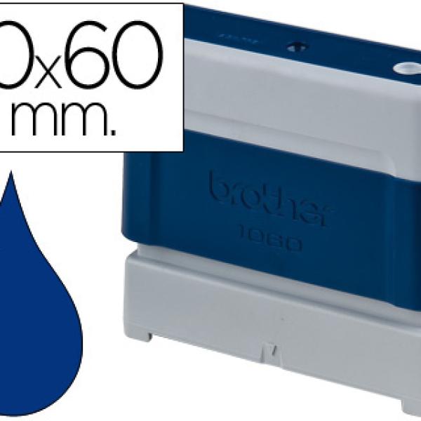 Carimbo PR - 1060E6P 10x60 mm Azul - BROTHER