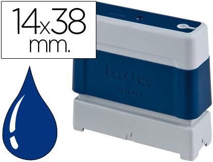 Carimbo PR1438E6P 14x38 mm Azul - BROTHER