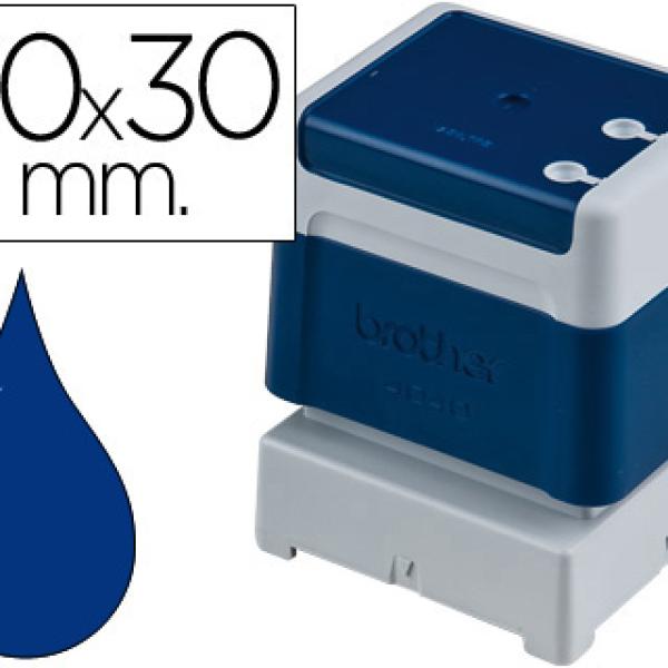 Carimbo PR - 3030E6P 30x30 mm (Azul) - BROTHER