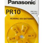 Pack 6x Pilhas p/ Aparelhos Auditivos - PR70/PR10/PR230/AZA10 - PANASONIC
