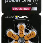 Pack 6x Pilhas p/ Aparelhos Auditivos - PR312/PR41/AZA312 - VARTA