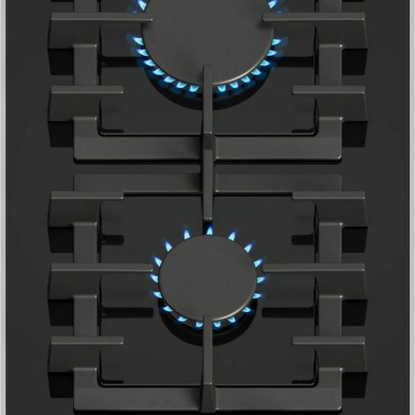 Placa a Gás Dominó Serie 8 PRB3A6I40 2 Zonas (Preto) - BOSCH