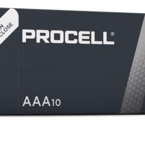 Emb. 10x Pilhas Ind. Alcalinas 1,5V LR03 AAA - PROCELL by DURACELL Constant PC2400