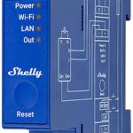 Módulo Controlador Dimmer WiFi/Bluetooth c/ Med. Consumo p/ Calha DIN - Shelly Pro Dimmer 0/1 - 10V PM