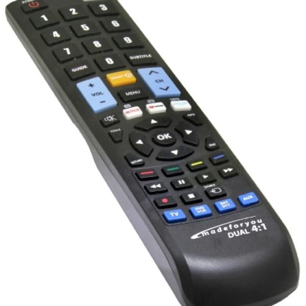 Comando Programavel MADE FOR YOU 4:1 SERIE 7001 BLACK (DUAL SYSTEM PROGRAMMING) - JollyLine