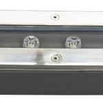 Projector Encastrar Chão/Muro LED 12W Branco F. 6000K 500Lm (IP65) - Aro Inox