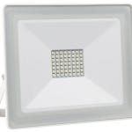 Projector LED Slim IP65 220VAC Branco Q. 3000K 100W 7000Lm (Branco)