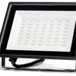 Projector LED Slim IP66 220VAC Branco F. 6000K 50W 4300Lm