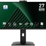 Monitor MSI MP275QPDG 27" WQHD IPS 100Hz 4ms Com Webcam Multimedia Docking Station Ajustavel Altura e Pivot