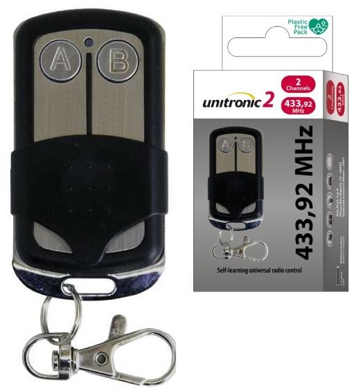 Comando Garagem 2 Canais 433,92Mhz - UNITRONIC 2