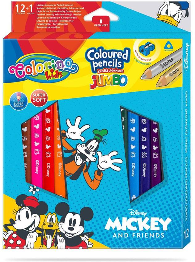 Caixa 12 Lápis + 1 Colorino Disney Mickey - COLORINO