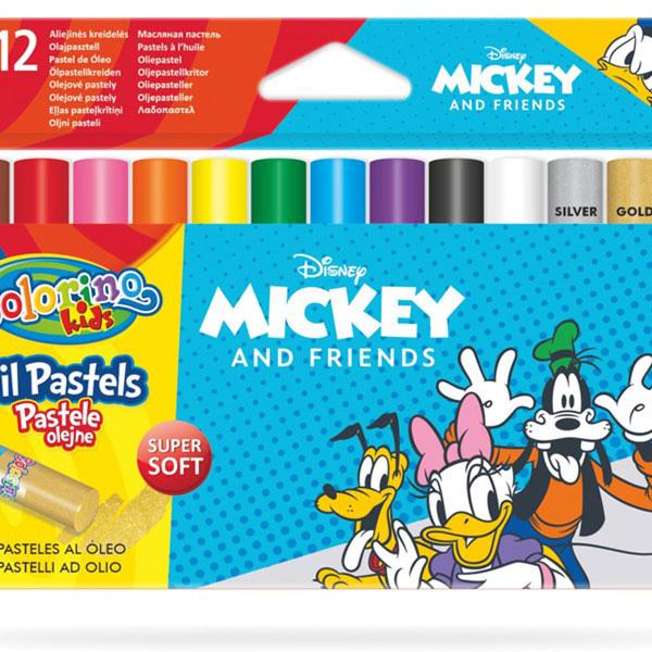 Caixa 12 Cores Óleo Pastel Colorino Disney Mickey - COLORINO