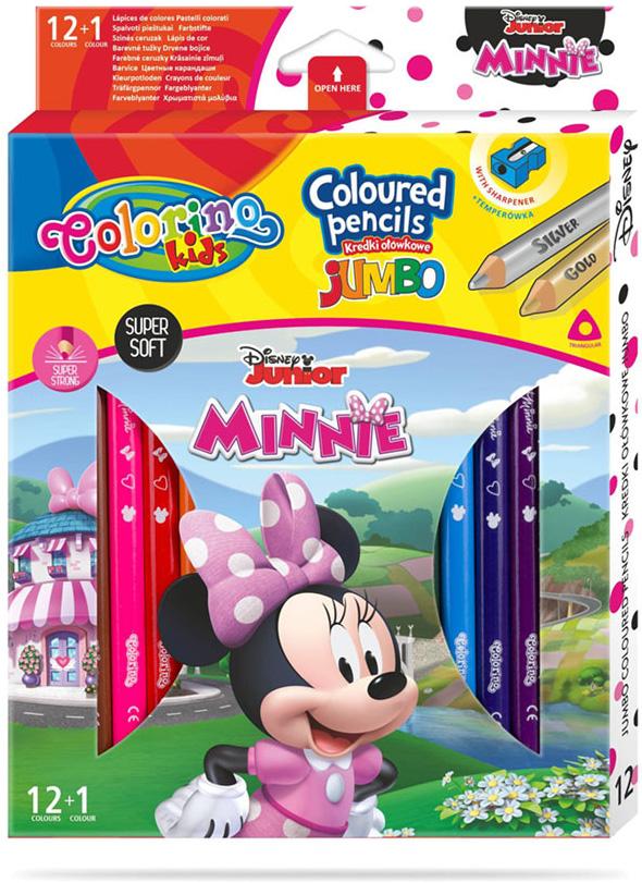 Caixa 12 Lápis + 1 Colorino Disney Minnie - COLORINO