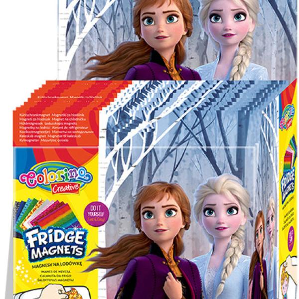 Conj. 4 Magnéticos 2 Sort. Colorino Frozen II DIS 12 pcs - COLORINO