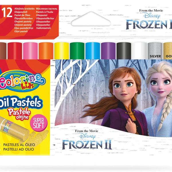 Caixa 12 Cores Óleo Pastel Colorino Disney Frozen II - COLORINO