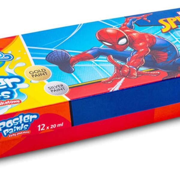 Caixa 12 Cores Pintura Colorino Disney Spiderman - COLORINO