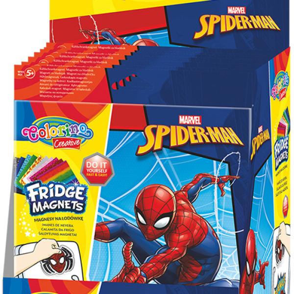 Conj. 4 Magnéticos 2 Sort. Colorino Spiderman DIS 12 pcs - COLORINO