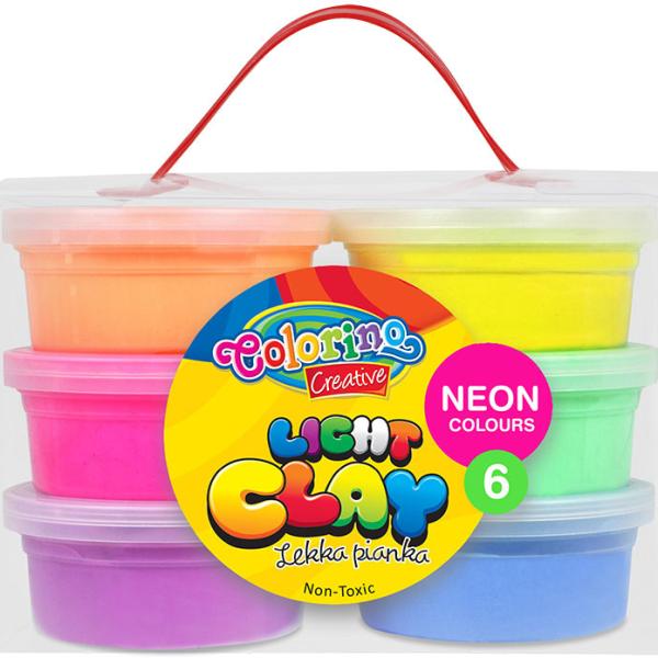 Conjunto Barro Neon 6 Cores - COLORINO