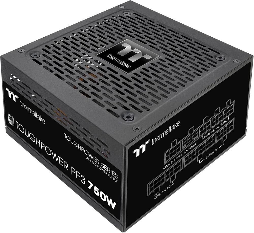 Fonte de Alimentação Toughpower PF3 750W 80PLUS Platinum 24 - pin ATX (Preto) - THERMALTAKE