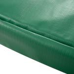 Cobertura de Proteção Ø366 cm de Borda de Trampolim Espuma de Proteção para Trampolim para Exterior Verde