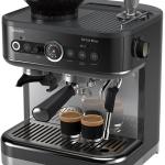 Máquina de Café Expresso Semiautomático Barista Brew 1350W PSA3218/10 (Preto) - PHILIPS