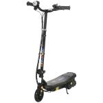 Trotinete Elétrica Dobrável com Velocidade Máx. 12 km/h Motor 120 W Autonomia Máxima 10 km e Farol LED 75x48x93 - 105 cm Preto