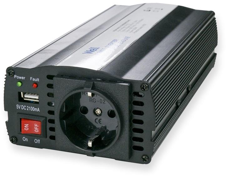 Conversor 24V - 220V 600W c/ USB - WELL