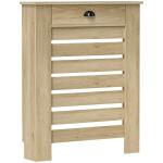 Cobertura para Radiador com Gaveta Cobertura para Radiador de MDF para Sala de Estar Dormitório Corredor 78x19x95,5 cm Carvalho