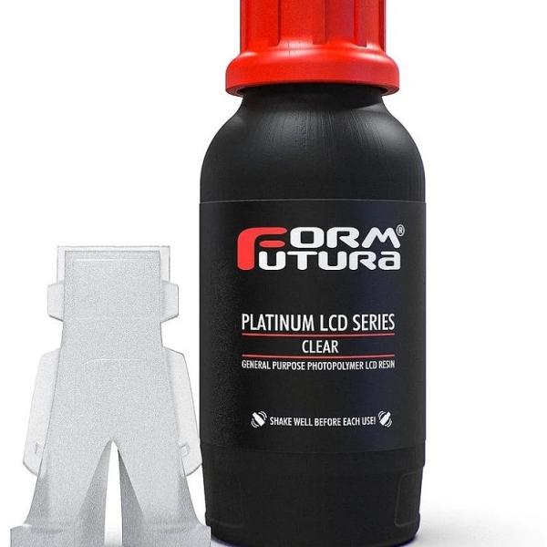 Resina p/ Impressão Platinum 3D LCD e DLP UV 500ml (Transparente) - FORMFUTURA