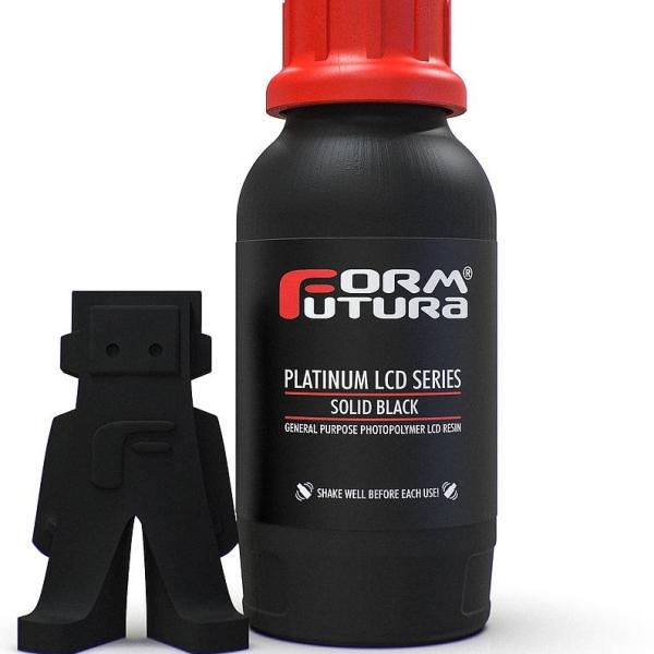 Resina p/ Impressão 3D Platinum LCD e DLP UV 500ml (Preto) - FORMFUTURA