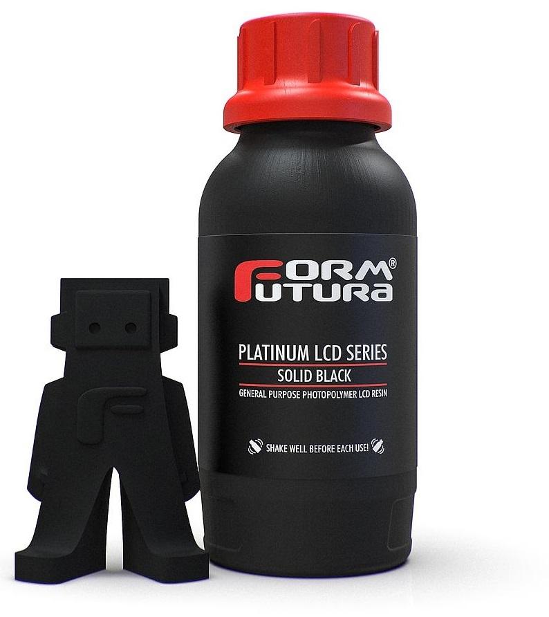 Resina p/ Impressão 3D Platinum LCD e DLP UV 500ml (Preto) - FORMFUTURA