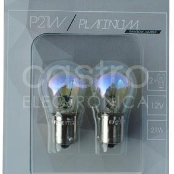 Blister 2x Lampadas Halogéneo P21W 12V BA15s (RAINBOW) - M - TECH