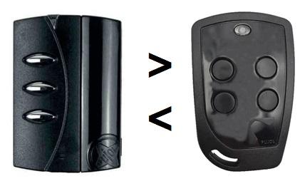 Comando ORIGINAL PUJOL VARIO 433,92 MHz Rolling Code (Preto) - P9EM4UB000