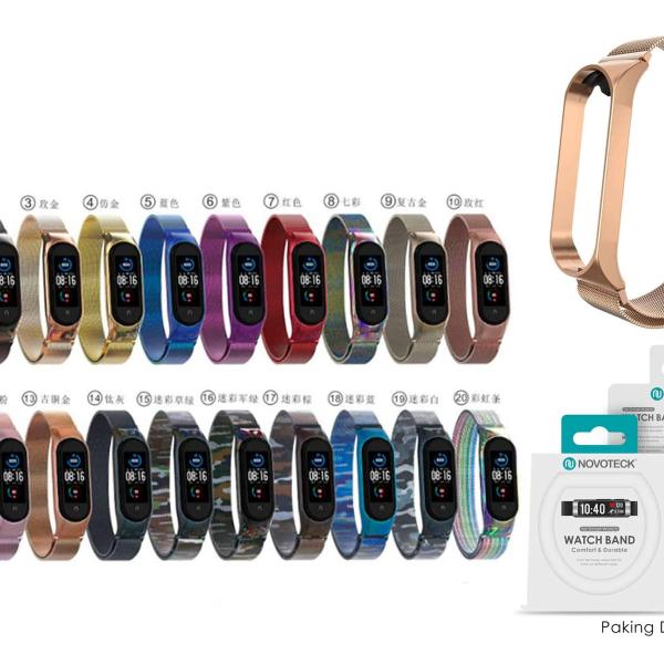 Bracelete Metal Magnético Para Mi Bands