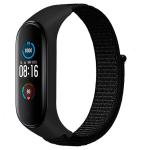 Pulseira Nylon p/ Mi Band 5 e Mi Band 6 (Preto) - XIAOMI