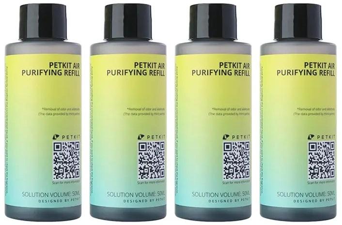 Pack 4x Recarga Eliminadora de Odores p/ Caixa de Areia Pura X/Max (50ml) - PETKIT