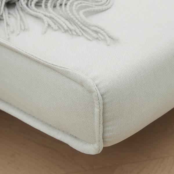 Poltrona 3 em 1 Sofá Cama Individual Dobrável com Encosto Ajustável em 6 Posições e Almofada 94x78x80 cm Bege
