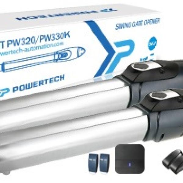 Kit Motores Batente c/ Acessórios até 500kg (24V) - POWERTECH