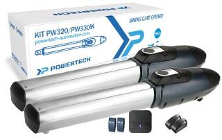 Kit Motores Batente c/ Acessórios até 500kg (24V) - POWERTECH