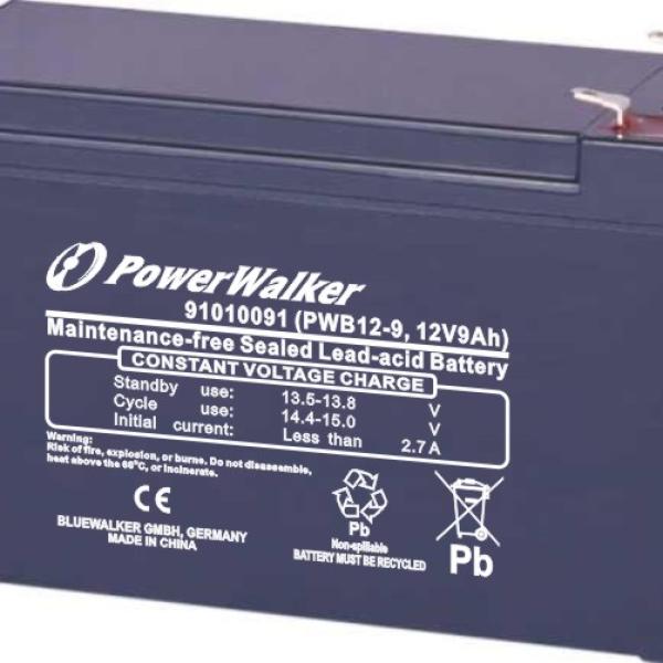 Bateria Chumbo 12V 9Ah (VRLA) - POWERWALKER