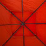 Toldo de Substituição 3x3m para Pérgolas Toldo de Substituição de Pérgolas de Jardim Terracota