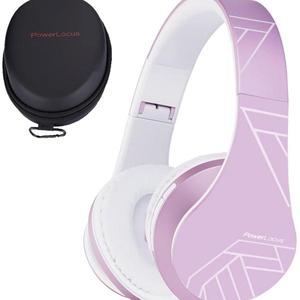 Auscultadores Infantil P2 (Roxo/Branco) - POWERLOCUS